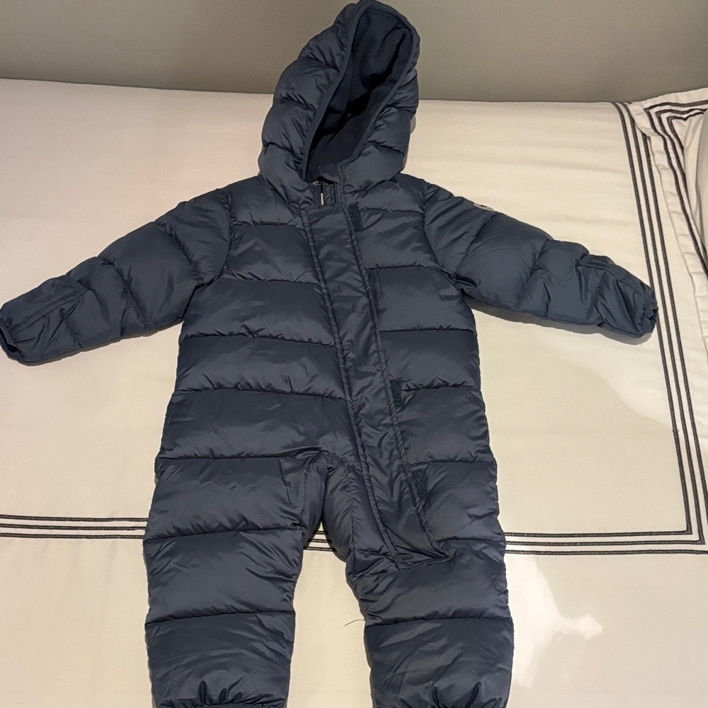 miles the label Navy Blue Puffer Snowsuit